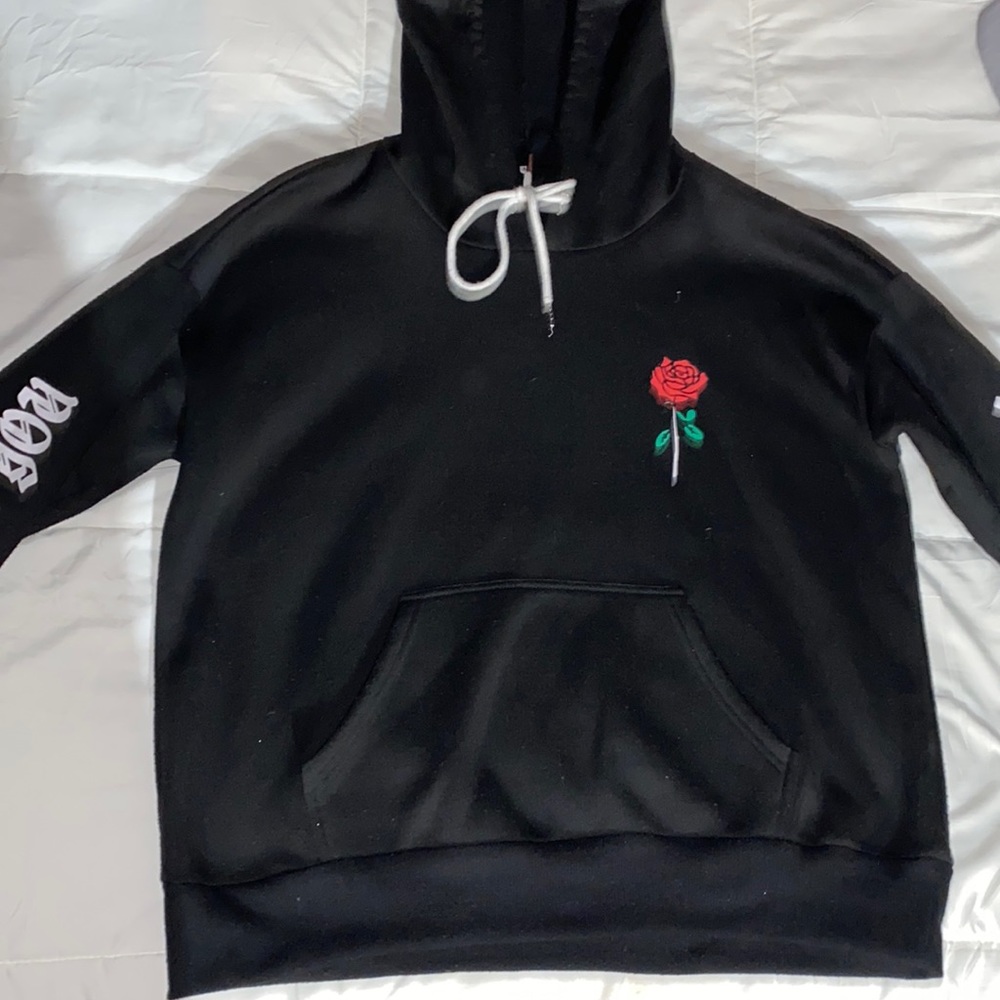 Mens Black Hoodie